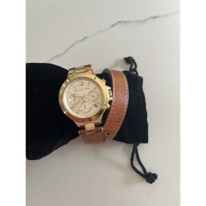 Michael Kors WRAP AROUND leather watch